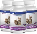 对猫的抗氧化剂 - 对猫的超维生素 - 健康矿物和维生素配方 - Chews - Calcium for Cats - 3瓶(270处理)