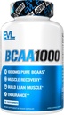 男子BCAAs氨基酸补充剂 - EVL 2:1:1 1 5g Capsules 用于工作后恢复和男子Lean Muscle 构建器 - BCAA1000 支链氨基酸营养补充剂 - 30种