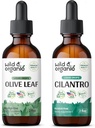 野生和有机橄榄叶叮当 2 fl oz & Cilantro叮当 2 fl oz