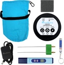 综合银制发电机箱 — 99.99% (Ag) Rods, TDS Meter Colloidal Silver Machine, 液化水指示器, 家用水离子机, 旅行袋, AirMix