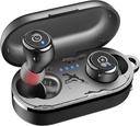 TZO T10 无线耳朵蓝牙 5.3 耳机 App 自定义 EQ, Ergonomic Design, 55H Playtime, 无线充电案, IPX8 防水声在耳机, 2025 新版本