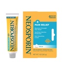 Neosporin + 最大Strength 止痛双重动作凝血剂、急救性专题抗生素和止痛性凝血剂,用于小伤口、碎屑和烧伤,Polymyxin B和Pramoxine HCl, 1 oz