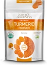 (原始内容存档于2018-09-21). Natural's Goodness Organic Powder 纯地曲霉根香料 Raw Vegan Turmeric Curcumin Seasoning Rich in Vitamins & Natural Antioxidants → NN-GMO Gluten-free 8 oz