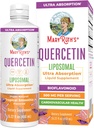 MaryRuth 有机体 Quercetin 糖自由 液体 Quercetin 500mg 对成年人的免疫支持 + 炎症补充 + 免疫防御 + 细胞健康 + Vegan → Non-GMO → Gluten Free + 15.22 Fl Oz