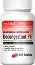 健康A2Z®十氯乙烷 PE | Phenylephrine HCl 10 mg | 最大强度 | Nasal & Sinus 摄入量因寒冷和过敏而得到缓解(300个计数(一包))