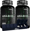 增强型Athlete - Arachidonic酸补充剂 - 肌肉和力量补充剂,用于增强肌肉质量和改善男女的恢复(120卡普勒) - 2 Pack with Kinara Pill Organization