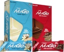 NuGo 原生品种, 香草酸奶 15条和巧克力 15条, 11g蛋白, Gluten Free, 30 Counter