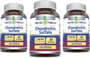 Chondroitin Sulfate 1200 mg Pervice Supplements – Capsules – Non-GMO – Gluten Free – 在美国制造(120个计数,3个包)