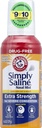 简单saline 成人鼻雾,过敏和辛努斯救济, 额外力量, 4.6 Fl Oz, 多颜色