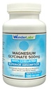 Wonder Laboratory Magnesium Glycinate 500mg, 百分百切除高级吸附剂, 非GMO, NO Gluten 奶油和大豆, 支持肌肉, 联合和心脏健康(120)