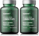 Tinnitus Relief for Ring Ears, 1200MG Tinnitus Relief Suppos, 用于听力损失和耳鸣 & Tinnitus Relief, 240 软胶(2包)