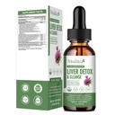 活体健康与淋巴排水滴 - 支持活体清洁解毒与修复 Artichoke 牛奶 Thistle Silymarin 提取, Dandelion, Turmeric, Berberine 更新 w/21 Potent Herb-Nutrients-60ml