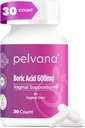 Pelvana Boric Acid Propositions for Women 30 Countries - 阴道食臭和新鲜,女性卫生与健康 - 第三方实验室 美国检验与瓶装 - 女性健康味溶液