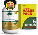 Neurovife Gold Max Brain Support Suppose → 8 天然提取与DHA,维生素A,C,B Complex → 60 Veggie Capsules →美国制造 (5)