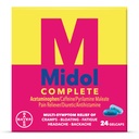 Midol Complete Gelcaps 24ct: Midol 完整月经疼痛缓解 Gelcaps 月经症状的乙酰氨基苯,PMS 缓解,以及期期 Cramp 缓解 - 24 Counter(包装 May Vary)