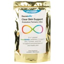 DrFormulas Dermtella Clear Skin 支持带锌的包装药丸,Probiotics & DIM 女性补充药丸,Teens & Men 配 Nexabiot Probiotics, Turmeric, Fish Oil, 1个月供应药丸