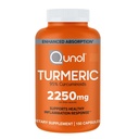 Qunol Turmeric Curcumin与黑辣椒, 2250mg Turmeric 提取法, 95% Curcuminoids, 超强图尔克补充法, 强化吸收法, 联合支持补充法, 150 蔬菜卡普尔
