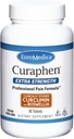 EuroMedica Curaphen 外力 - 60块牌匾 - 专业公式 - Potent Curcumin & Boswellia 配有 DLPA & Nattokinase - 高吸附性 - 60个服务