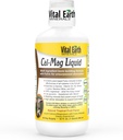 重要地球矿物 Cal-Mag 液体 — 含维生素D3, K2, Boron 和富尔维酸用于更快吸收, 32 Oz + 1 Oz 杯