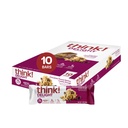 以为! Delight, Keto蛋白棒, 健康低卡, Gluten Free Snack - 巧克力花生酱 Cookie Dough, 10 Counter (Package May Vary)