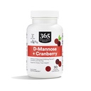 365 由全美食品市场,D-Mannose With Cranberry, 90 Counter 提供