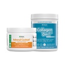 Jigsaw Health Bundle – 肾上腺鸡尾酒,60名服务员(Jar)和30名服务员(Jar)Collagen Boost
