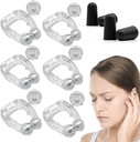 Tinnitus 环耳救济装置, Acupeace Tinnitus 救济装置, Acupeace Anti Tinnitus 救济耳钳, 停止耳圈的装置( 3 Pairs)