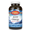 Carlson - ACES + Omega,维生素A,C,E & Selenium + Omega-3s EPA和DHA,健康支持,180软胶
