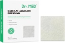 Med Calcium Algnate 伤痕穿戴4"x4",10个人包装 高泽高吸附穿戴,非硬皮,柔软舒适的伤痕护理补丁,更快治愈