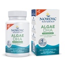 北欧天然藻类 DHA - 90软藻类 - 500 mg Omega-3 DHA - 认证 Vegan Algae Oil - 植物基 DHA - 脑、眼和神经系统支持 - 非GMO - 45 services