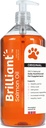 与DHA,EPA合肥酸|支持皮肤和煤,Immune系统与联合功能 & 霍夫塞斯生物护理(34oz) 一起制作的精湛的沙门油换狗,猫和猫 → Omega 3 鱼油液补充品