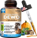 狗和猫的自然肠道防御 – 草本植物清洁与禾木,黑胡桃与Probiotic – 促进健康古特与植物平衡 – 高级广谱公式 – 在美国制造