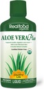 乡村生活真食品有机物 液态Aloe Vera Plus - 支持消化性健康与免疫系统 - 配有 Slipprey Elm, Ginger, Turmeric, Peppermint - 有机ACTIValoe, Qmatrix 工艺 - 32 oz