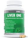 平衡一号肝脏支持补编与牛奶硝酸盐提取剂,Dandelion Root & Molybdenum – Natural Liver Cleanse, 修补和解毒为男女服务 - Vegan Capsules, 1个月供应 - Liver One