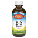Carlson - B-6液体,维生素B-6,能源生产,心脏健康,Berry Lemonade Flavor,120 mL(4 Fl Oz)