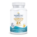 北欧自然体2X,Lemon Flavor - 60 Soft Gels - 2150 mg Omega-3 - 与EPA & DHA - 促进大脑和心脏健康 - 非GMO - 30服务