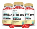 (3 Pack) 速度 Keto ACV Gummys Extreme 2000MG 速度 Keto Gummys 高级公式 Apple Cider Vinegar 配有石榴蜂蜜汁粉 B12 Vegan Non GMO 180 Gummys