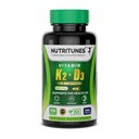 维生素D3 K2–5000 IU D3 & 100 mcg K2 MK-7 – 支持骨骼,心与免疫健康 K2 D3 维生素补充剂 120 Softgels, 4个月供应