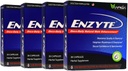 Enzyte® 天然雄性增强包 质量和Stamina 与亚洲金森,Ginkgo Biloba, 葡萄种子提取, 霍尼山羊草 - 4 Pack Bundle