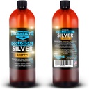 TheraSilver-TheraSilver Labs ACS 225-Advanced Coloidal Silver Liquid-225 PPM-Pure 生物活性纳米粒子用于免疫支持-32 Oz-家庭大小