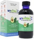 MyVitalC有机阿沃卡多油 - 纯ESS60 抗氧化剂补充剂 - 抗衰老,长寿,睡眠,更多能量 - 性能 - 120ML