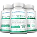 获批准的Science Pyloriprin - 对健康胃的先进消化支持 - 锌L-卡诺辛,丙生素,葡萄球芽,脱脂-180 Capsules - 三个月供应 - Vegan
