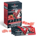 TITANIUM Energy Chews for running, Cycling - 以工厂为主的自然耐力能 Gummys to Re For Fuel - 能源补充 - 预研 Snack Bloks - 比能源宝石更快 - 无咖啡因 - 8 Conte