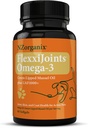 Flexxi Units Omega-3 Hip和联合补编 • Green-Liped Mussel Omega-3 Omega-3 Oil for Dogs • 100% 新西兰绿色-Liped Mussels (60软胶)