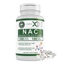 Genex公式 NAC 500mg(100 Capsules) N-乙酰Cysteine, 支持肝脏健康 - 非GMO, Gluten Free, Vegan (3个月供应)