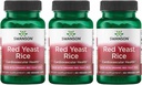 Swanson 用有机传统红酵母水稻制作 600 毫克 60 Veg Capsules(3 包)