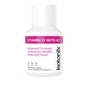 Isotonix Vitamin D 配有 K2, 推广正常骨骼矿物密度, 推广健康动脉, 帮助维持骨骼健康, 支持免疫健康, 市场美国( 90种服务)