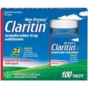 成人的Claritin过敏药,24小时不昏睡 Loratadine 10mg药,安非他明,100片药片