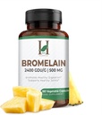 H&C HERBAL INGREDIENTS EXPERT H&C Bromelain Veg. Capsules 500 mg(2400 GDU/g) - Pineapple提取的180 Capsules