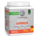Sunwarrior 氨基酸 氨基能源 氨基酸 EAA & BCAA → 肌肉修补水分和回收 → 促进健康强度和耐力 → 芒果火焰 → 30 服务 → 活跃的氨基.